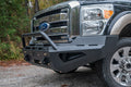 Fab Fours 2011 2016 Ford SD F250-F550 Red Steel front w pre-runner guard