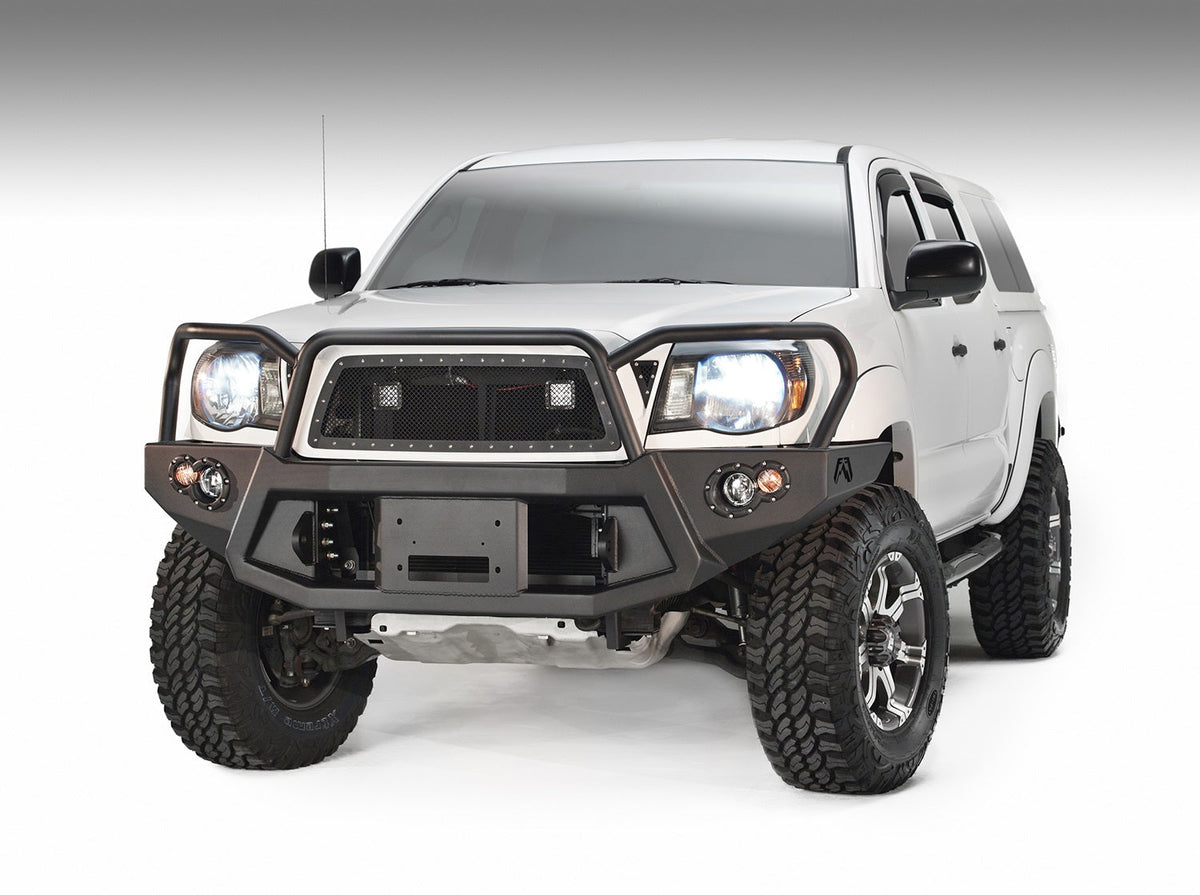 Fab Fours 2005 2011 Toyota Tacoma Winch Bumper w Grill Guard