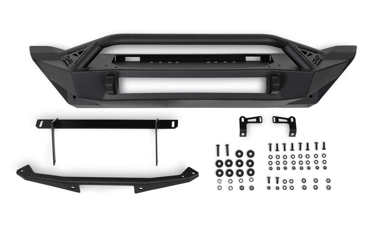 DV8 2007-2025 Jeep GladiatorJT Wrangler JK JKU JL JLU DV8 Offroad Fs-1 Series Stubby Front Bumper