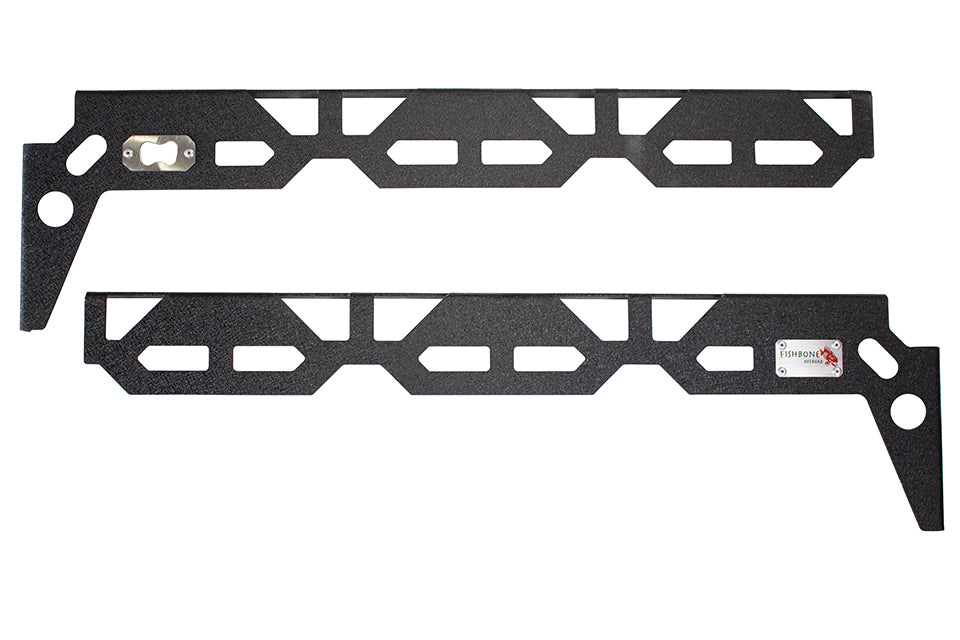 Fishbone Tacoma Front Bed Rail Tie Down Wheel Chock System