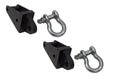 Fishbone FISHBONE Rear Frame D-Ring Mount - 2007-2018 JK - Steel - Black