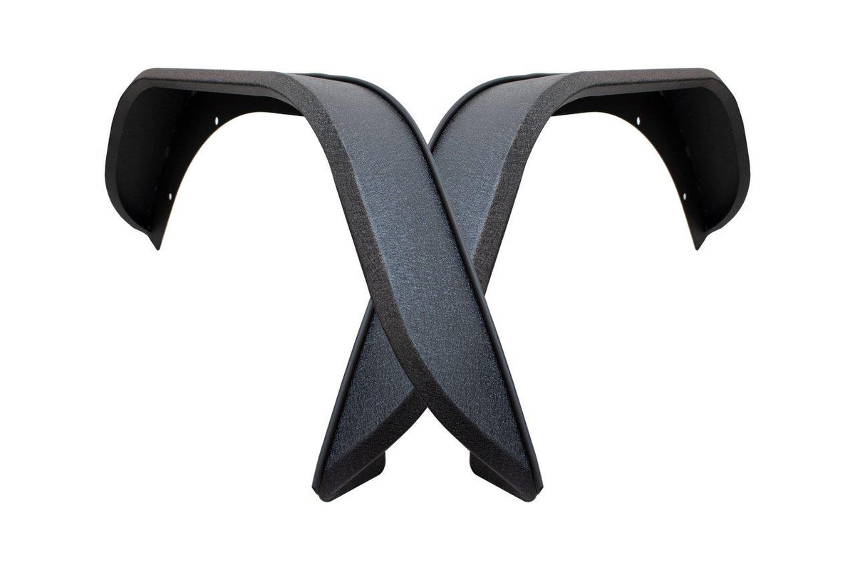 Fishbone FISHBONE JL Elite Rear Fenders - Steel - Black Powder Coated