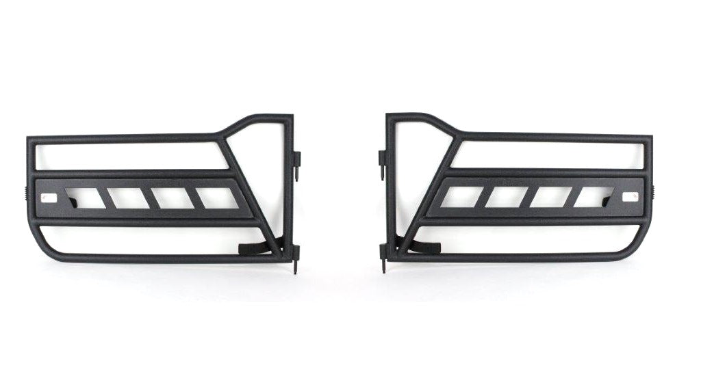 Fishbone FISHBONE Jeep Wrangler JL Steel Half Tube Door Steel Textured Black Powder Coat Fits 18-Current JL 2-Door