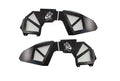 Fishbone FISHBONE JL JT Front Inner Fenders - Black - Aluminum - Pair