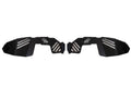Fishbone FISHBONE JL JT Front Inner Fenders 2.0 - Black - Aluminum - Pair