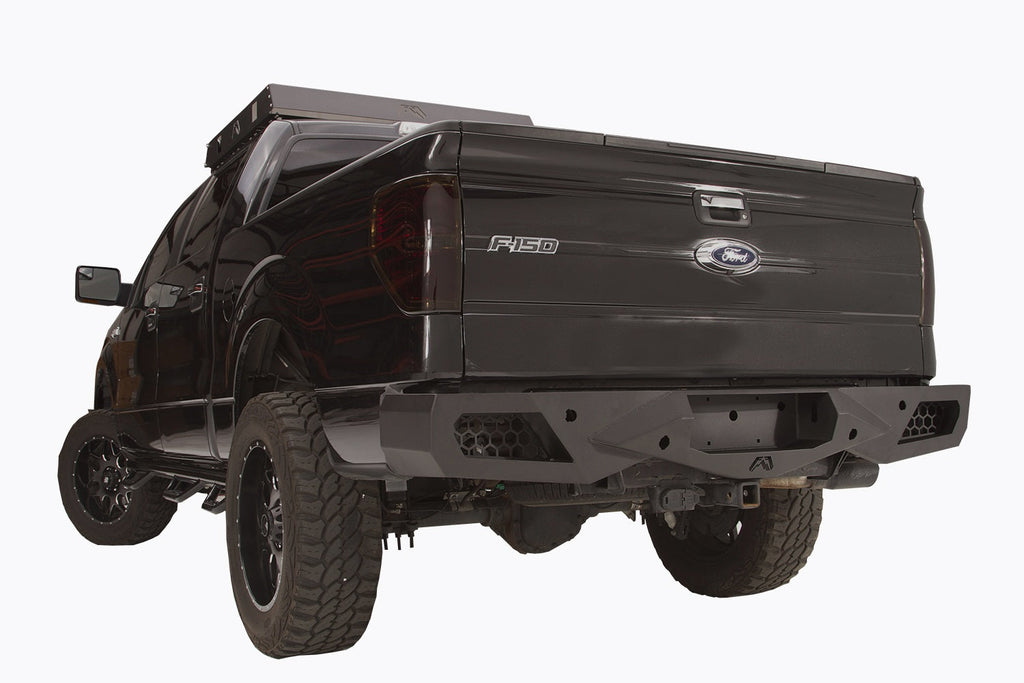 Fab Fours 2009 2014 Ford F150 Raptor Vengeance Sensor Rear Bumper Bare