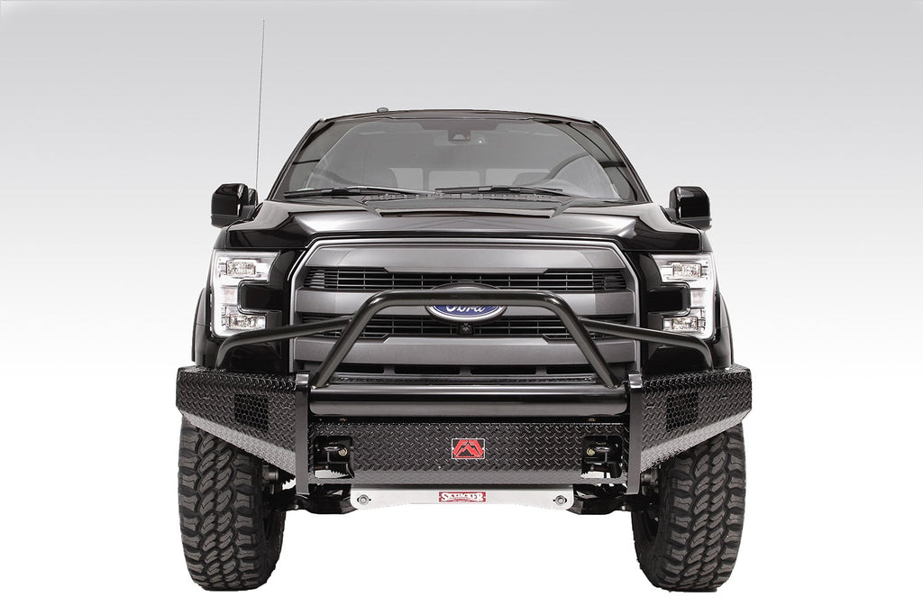 Fab Fours 2009 2014 Ford F150 Black Steel PRE-Runner w Tow Hooks