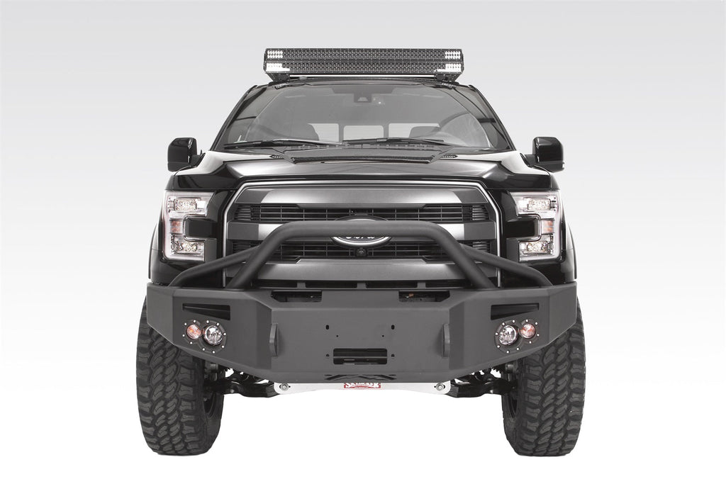 Fab Fours 2015 2017 Ford F150 Winch Bumper w Pre-Runner Guard
