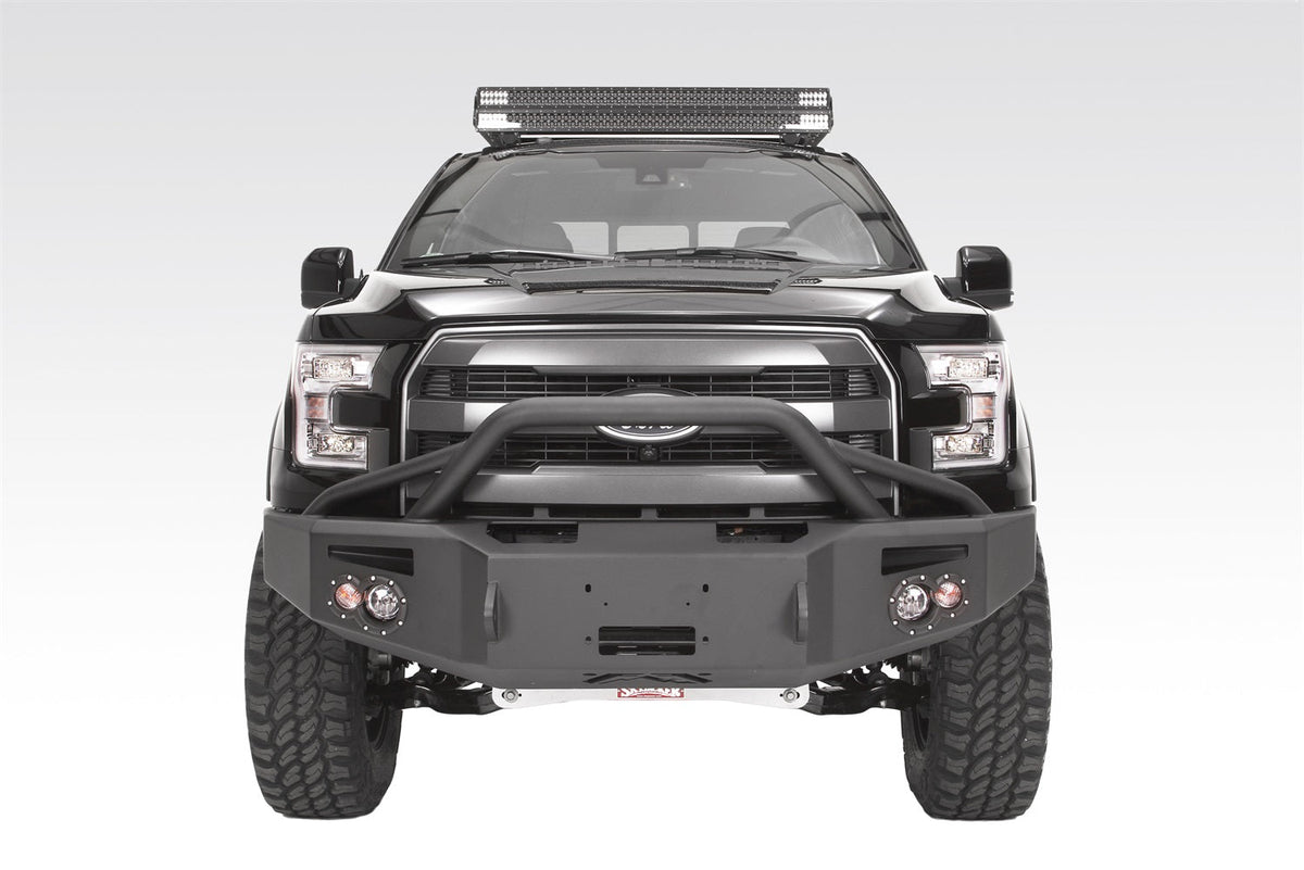 Fab Fours 2015 2017 Ford F150 Winch Bumper w Pre-Runner Guard