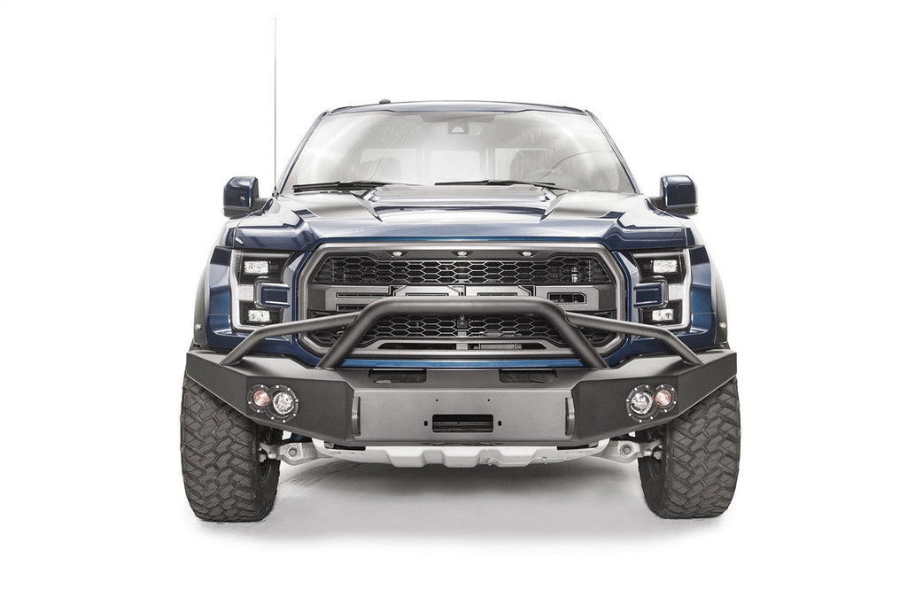 Fab Fours 2017 2020 Ford Raptor Front Bumper w Pre-Runner Guard Bare
