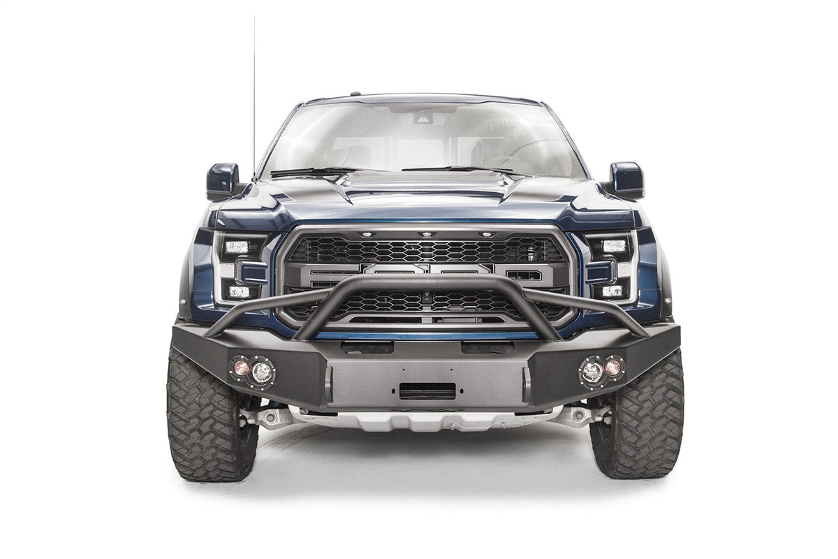 Fab Fours 2017 2020 Ford Raptor Front Bumper w Pre-Runner Guard Bare