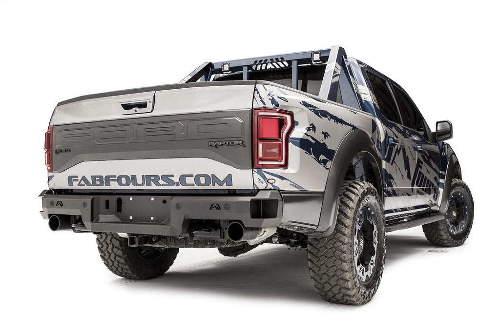 Fab Fours 2017 2020 Ford Raptor Rear Sensor Bumper
