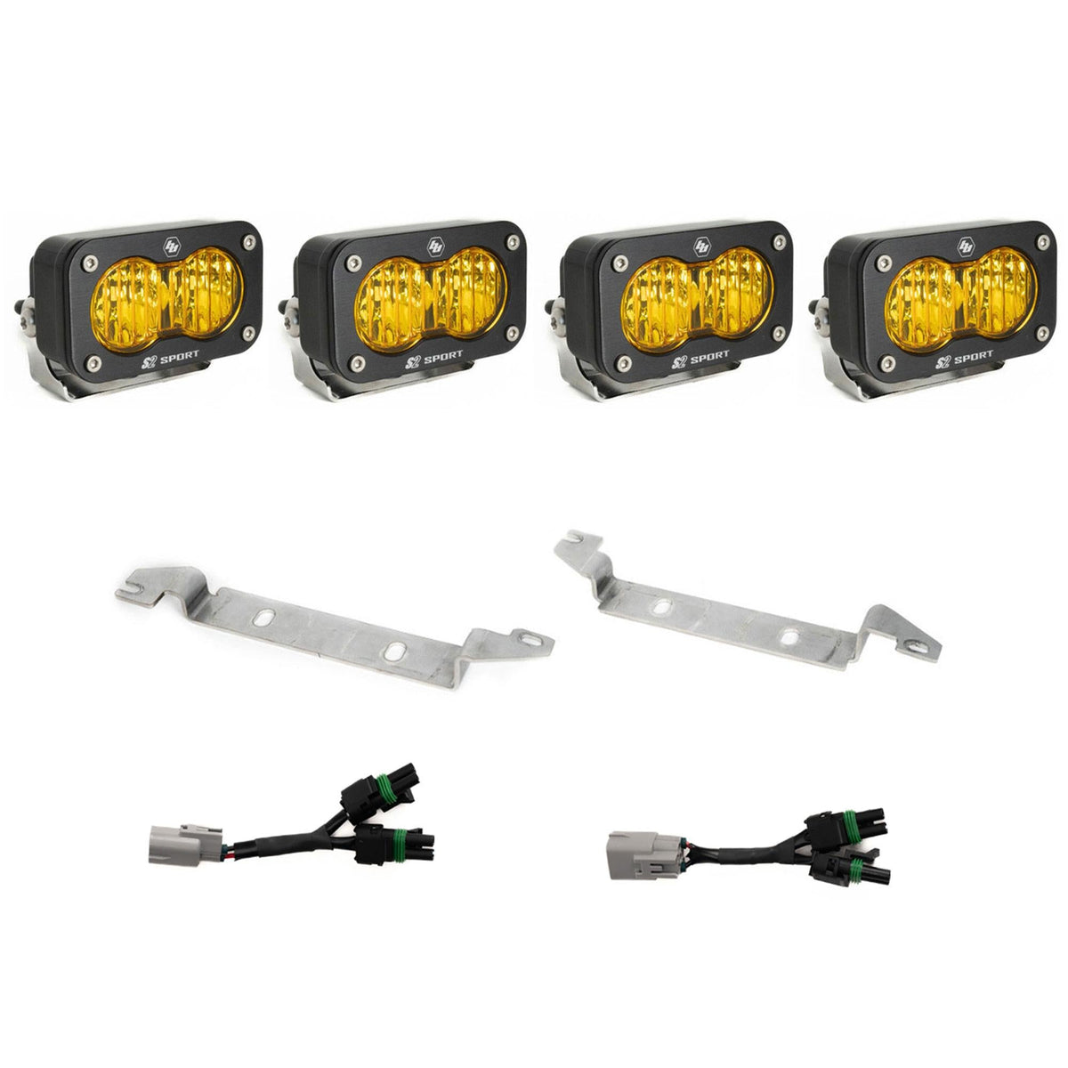 Baja Designs 2025-On Toyota 4Runner TRD Pro Trailhunter S2 Sport OEM Fog Light Kit Amber
