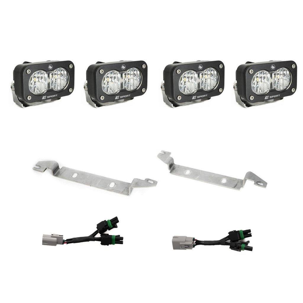 Baja Designs 2024-2026 Toyota Tacoma TRD Pro Trailhunter S2 Sport OEM Fog Light Replacement Kit Clear