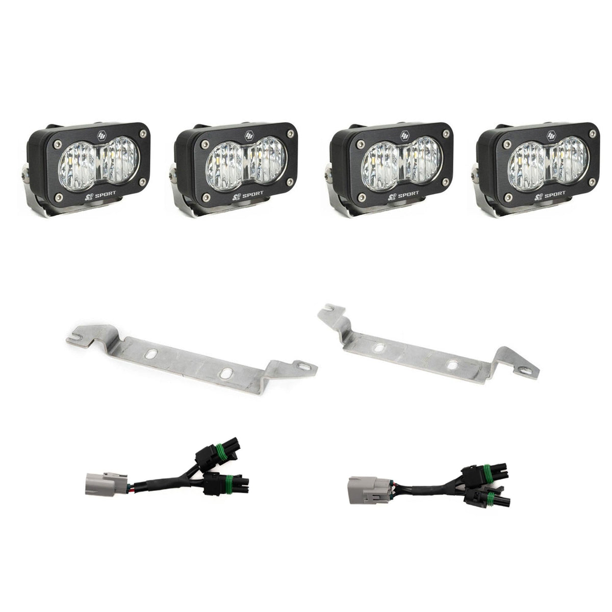 Baja Designs 2024-2026 Toyota Tacoma TRD Pro Trailhunter S2 Sport OEM Fog Light Replacement Kit Clear