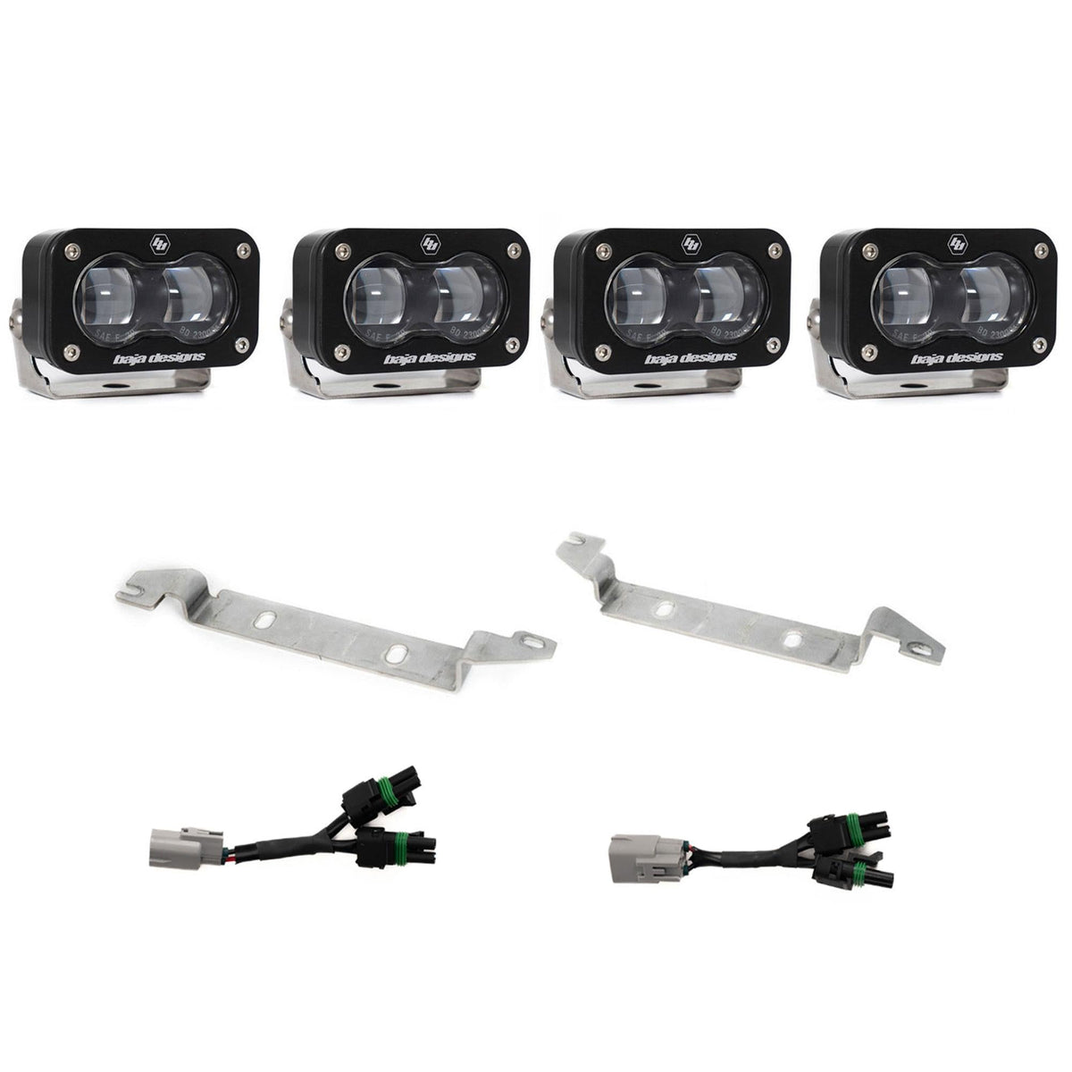 Baja Designs 2024-2026 Toyota Tacoma TRD Pro Trailhunter S2 SAE OEM Fog Light Replacement Kit Clear