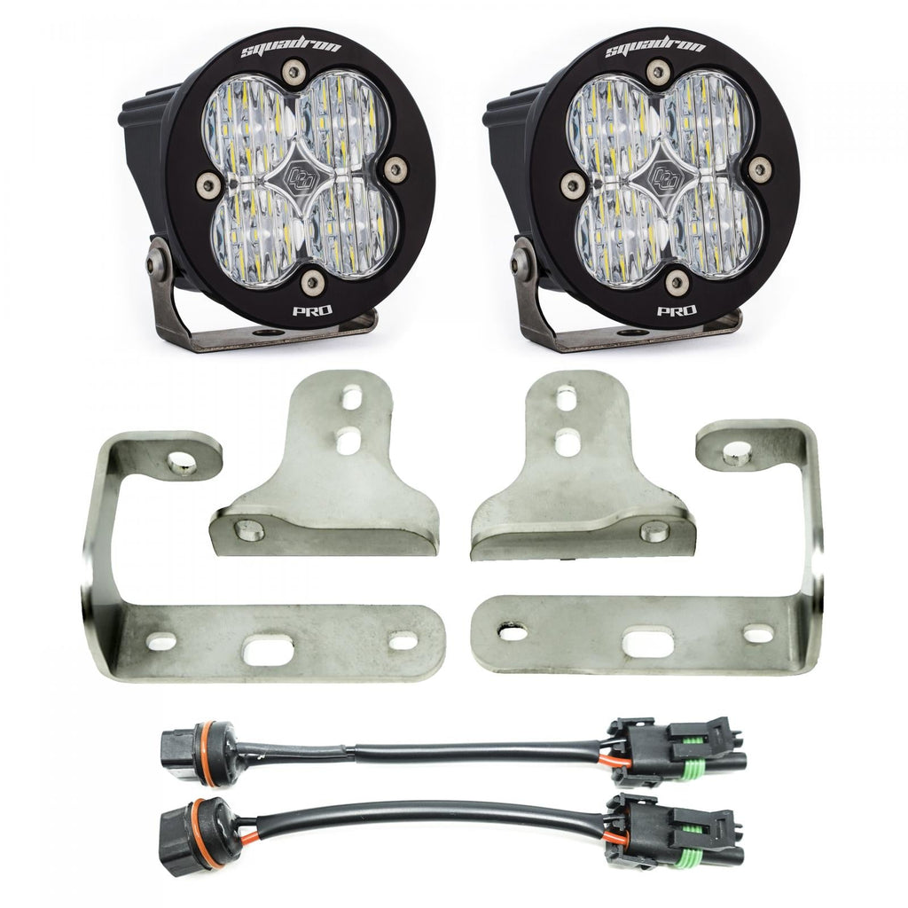 Baja Designs Jeep JL Fog Pocket Kit 2018 Wrangler JL Squadron Pro Series Baja Designs