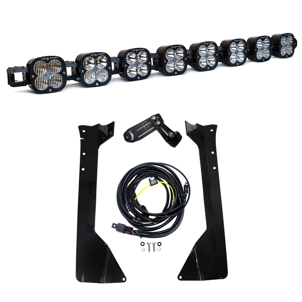 Baja Designs 07 - 18 Jeep JK 8 XL Sport Linkable Roof Bar Kit