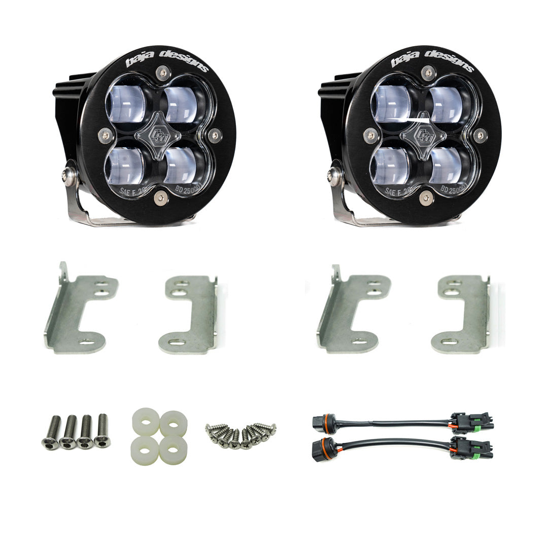 Baja Designs Jeep Squadron-R SAE LED JK (10-18) Fog Pocket Kit