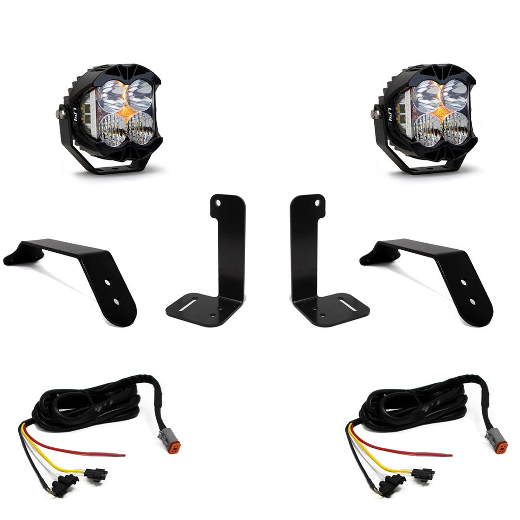 Baja Designs Jeep JL JT (18-26) Dual LP4 Auxiliary Light Kit w Upfitter
