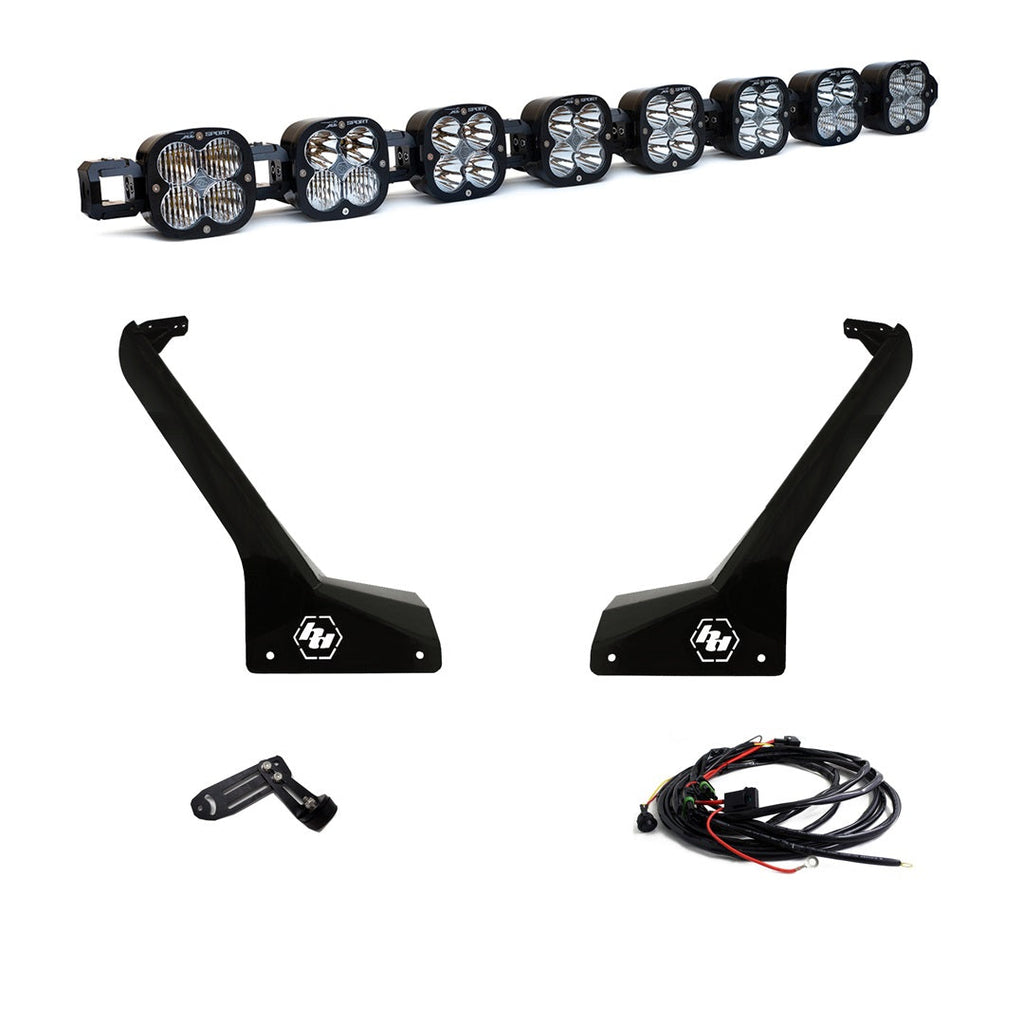 Baja Designs Jeep JL JT (18-26) Roof Bar Kit 8 XL Sport Linkable