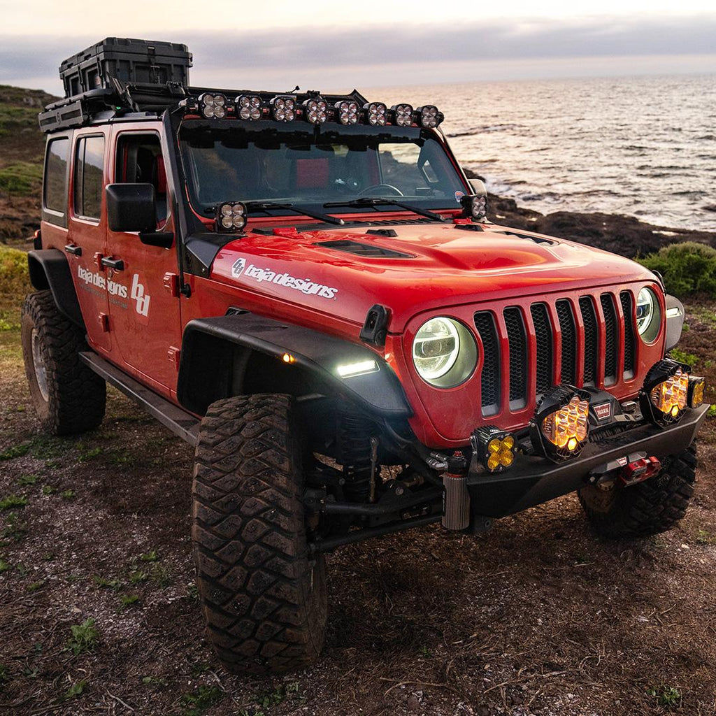 Baja Designs Jeep JL JT (18-26) Roof Bar Kit 8 XL Sport Linkable
