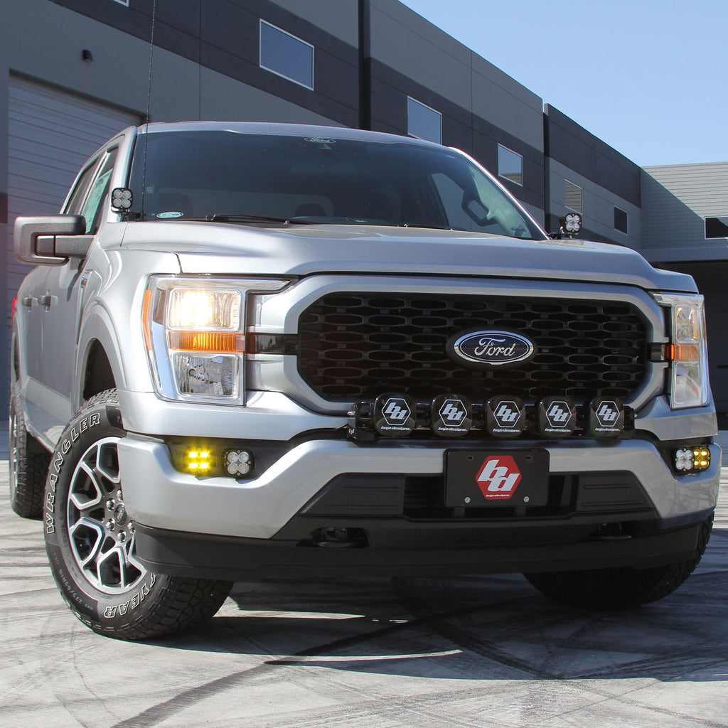 Baja Designs Ford F150 (21-On) Squadron Pro A-pillar Kit Up