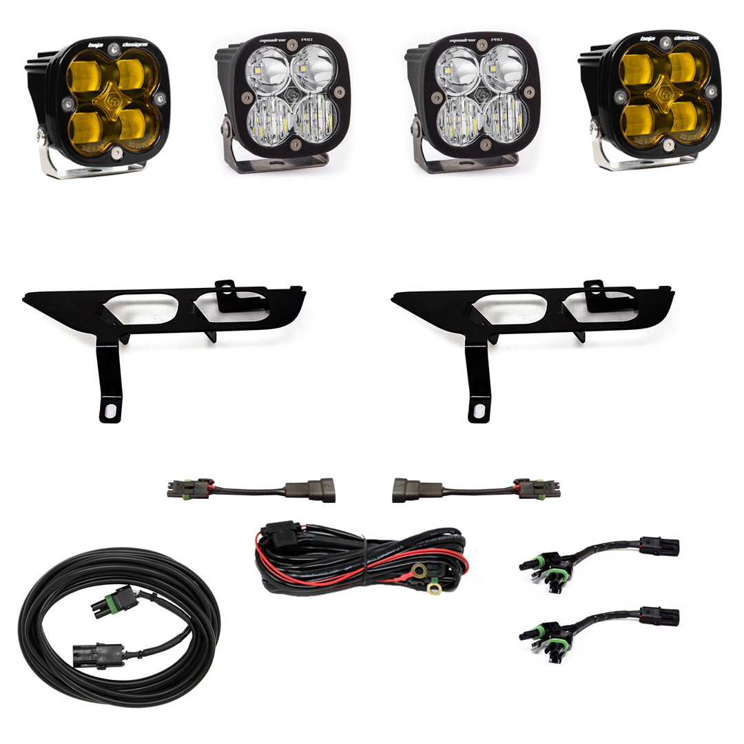 Baja Designs Ford F150 (21-On) FPK SAE Amber Sport DC w o DRL