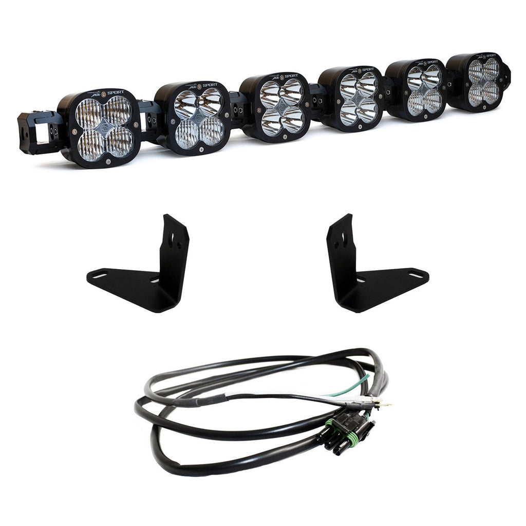 Baja Designs Ford Bronco (21-26) 6 XL Sport Linkable Steel Bumper w Upfitter