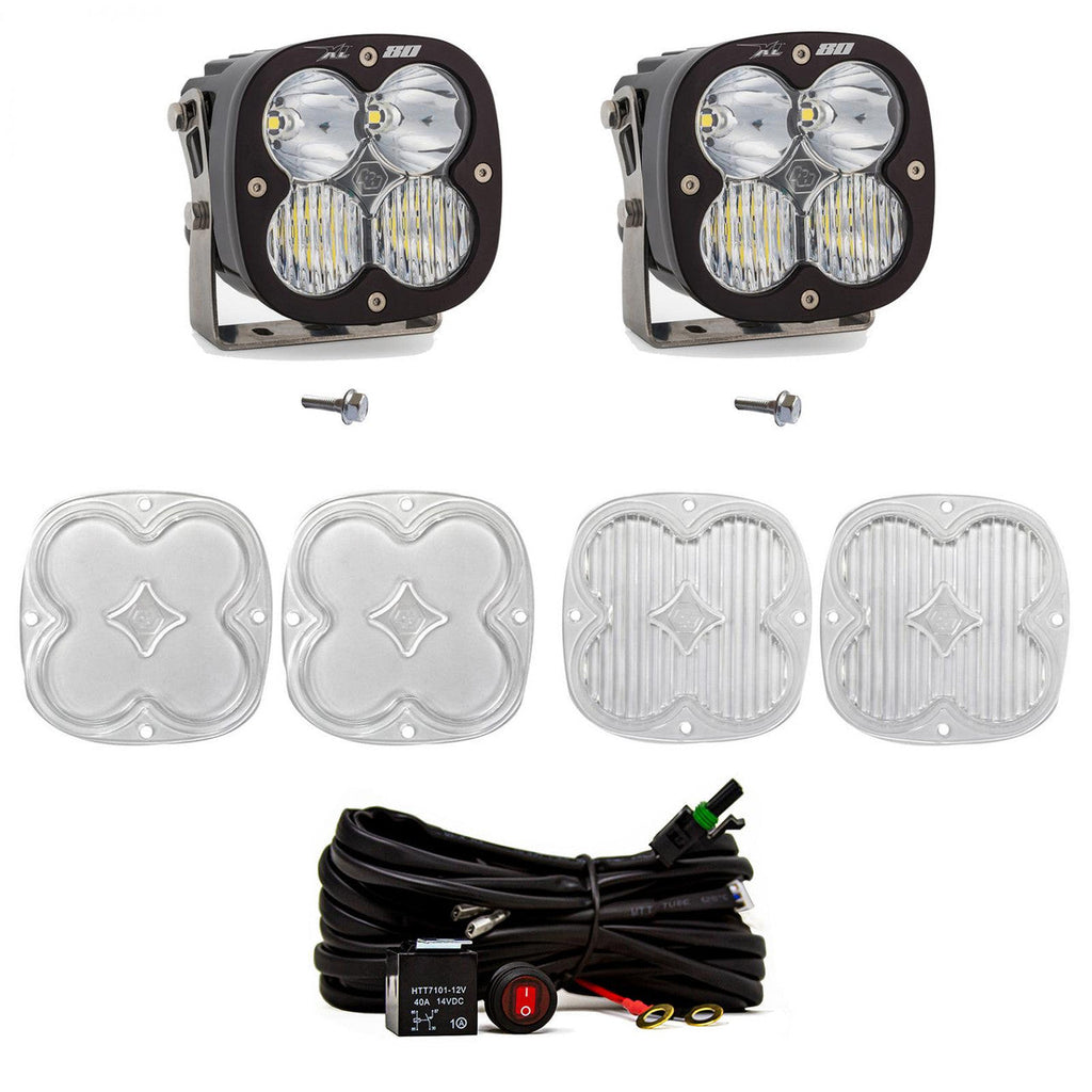 Baja Designs Ford Bronco (21-26) A-Pillar Kit XL80 D C