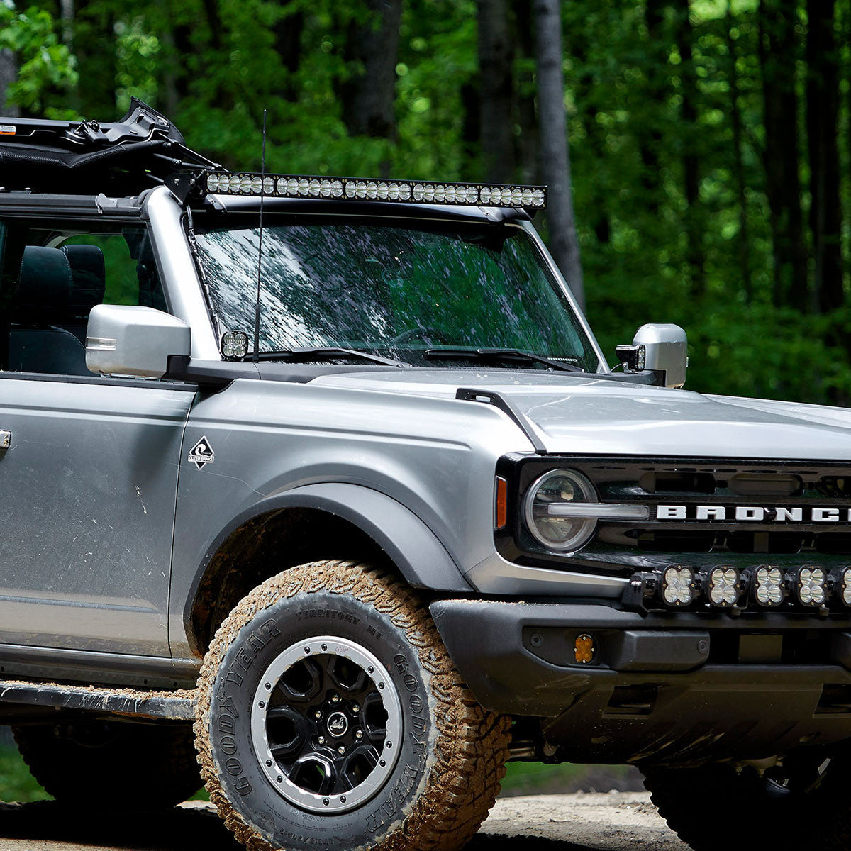 Baja Designs Ford Bronco (21-On) Roof Bar Kit 50 Onx6 w Up
