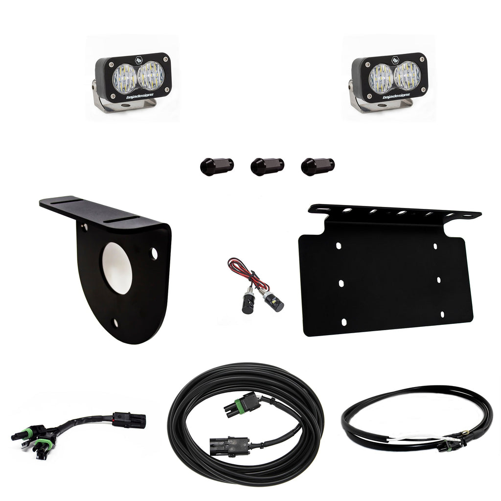 Baja Designs Ford Bronco Dual S2 Sport W C Reverse Kit w Plate w Up