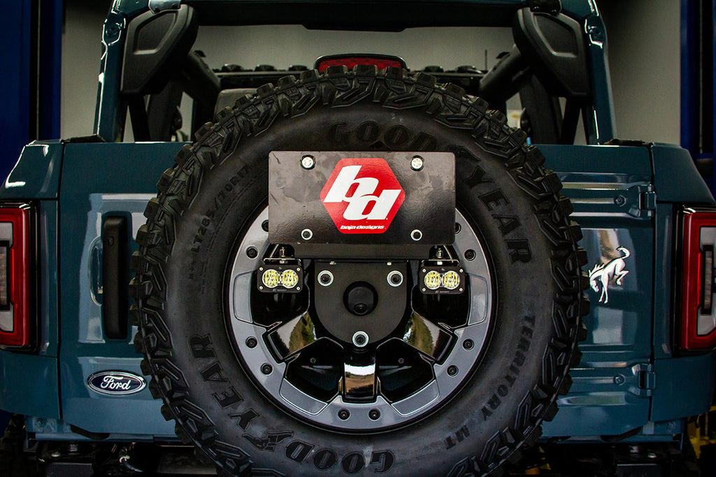 Baja Designs Ford Bronco Dual S2 Sport W C Reverse Kit w Plate w Up