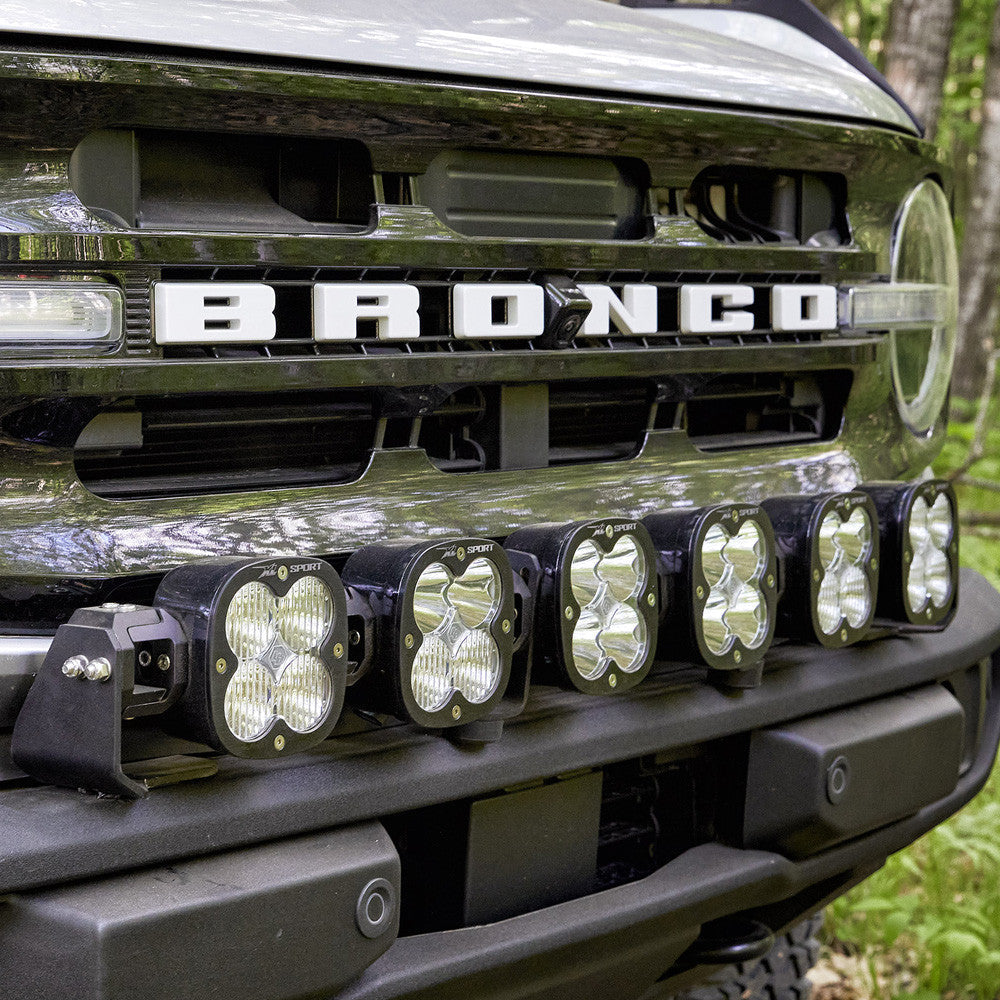 Baja Designs Ford Bronco (21-26) 6 XL Sport Linkable Kit Plastic Bumper