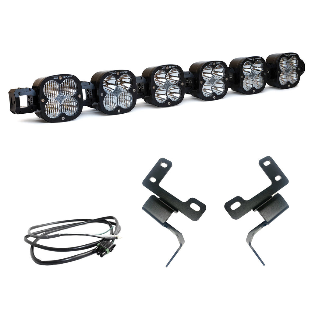 Baja Designs Ford Bronco (21-26) 6 XL Sport Linkable Kit Plastic Bumper w Up