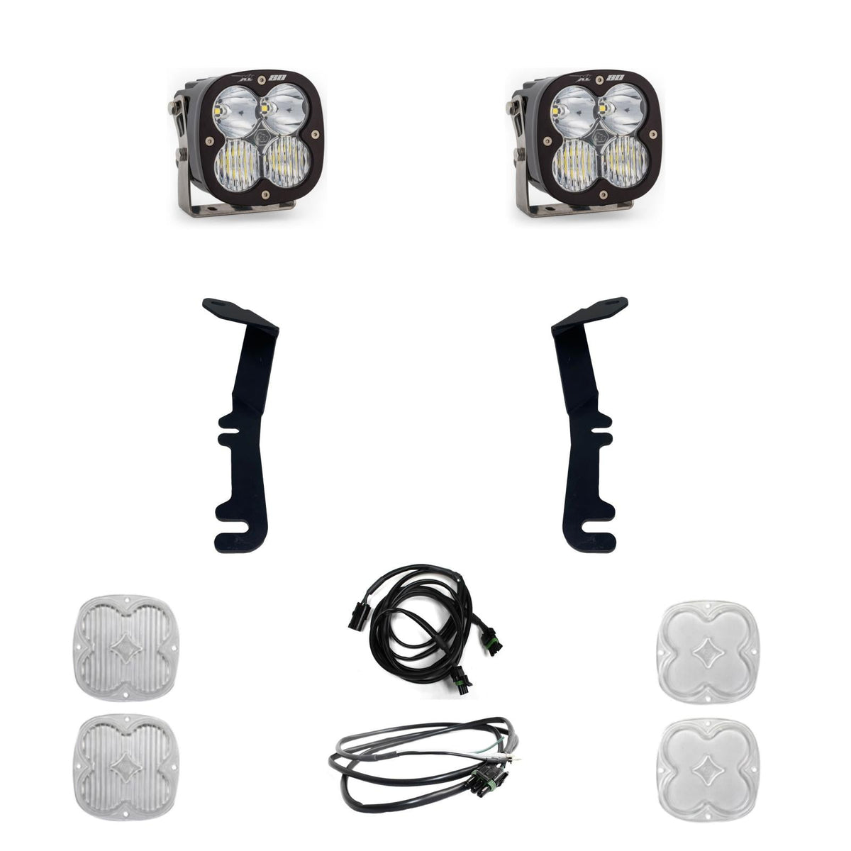 Baja Designs Dodge Ram TRX (21-On) XL80 A-Pillar Kit