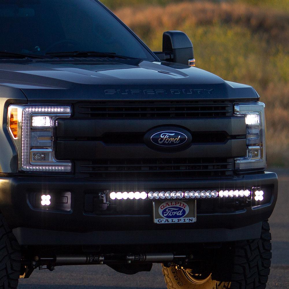 Baja Designs Ford Super Duty (17-19) Onx6 40 Arc Front Bumper Kit