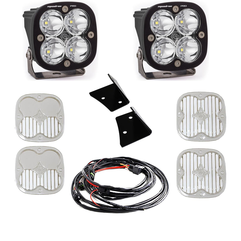 Baja Designs Jeep JK Squadron Pro Spot A-Pillar Kit