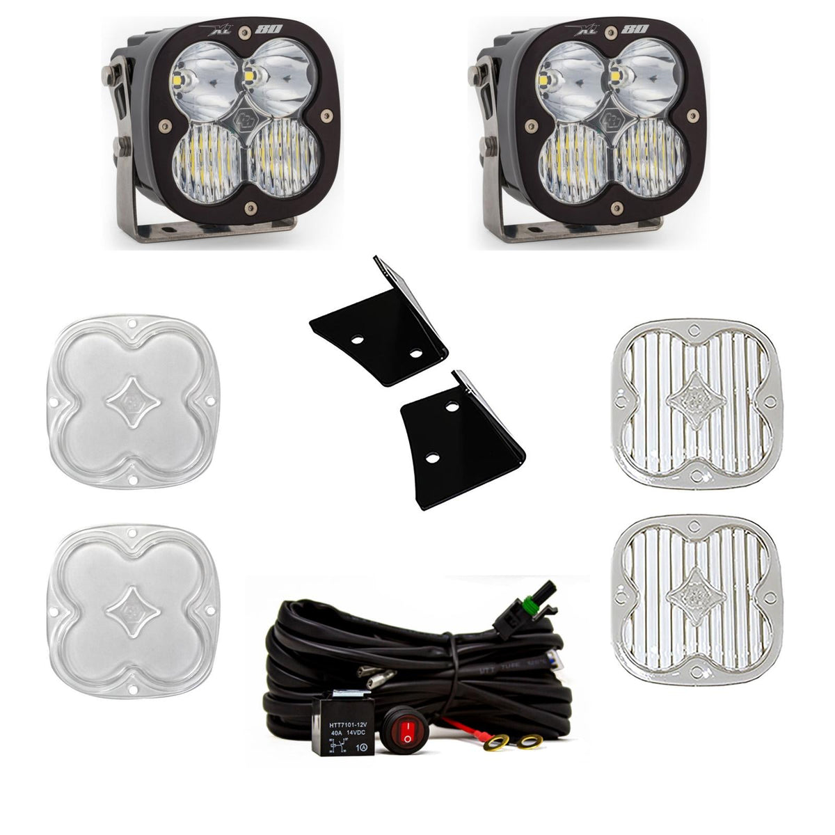 Baja Designs Jeep JK XL80 Drive Combo A-Pillar Kit