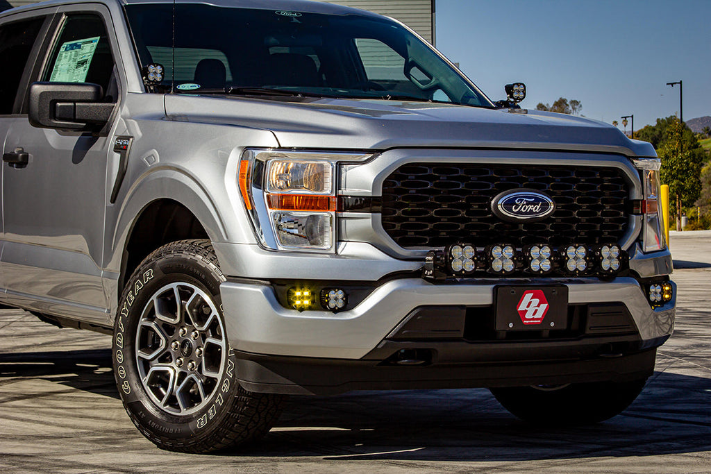 Baja Designs Ford F150 (21-On) FPK SAE Amber Sport DC Up w DRL