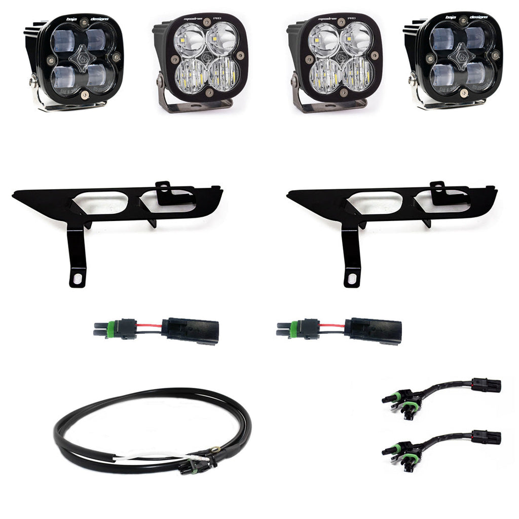 Baja Designs Ford F150 (21-On) FPK SAE Clear Pro DC Up w DRL