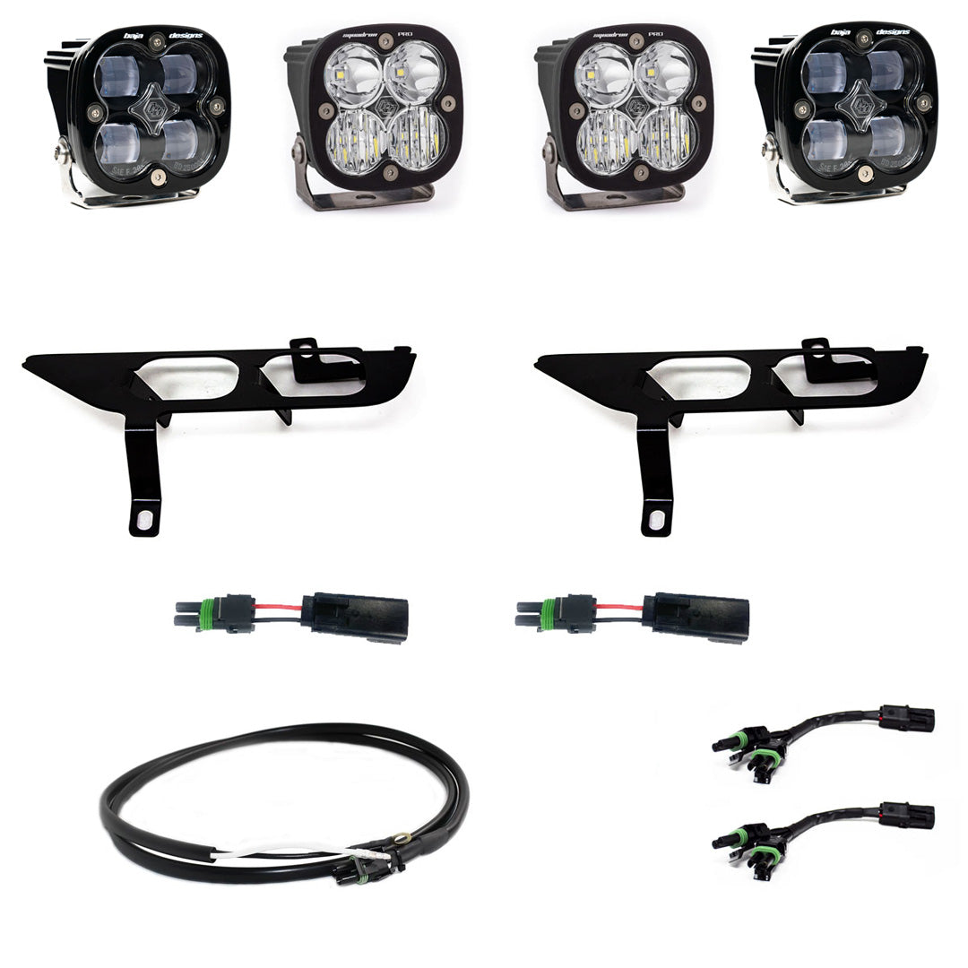 Baja Designs Ford F150 (21-On) FPK SAE Clear Pro DC Up w DRL