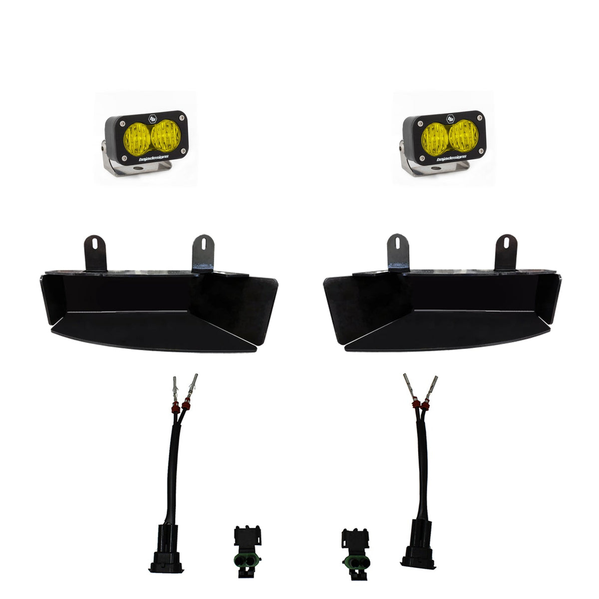 Baja Designs Dodge Ram 2500 3500 (19-26) FPK S2 Sport WC Amber