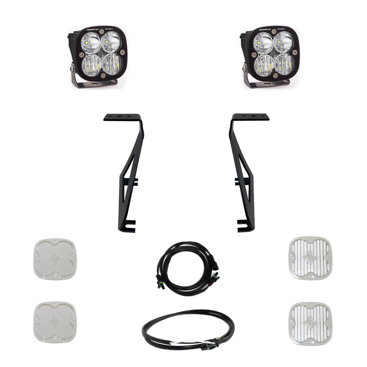 Baja Designs Squadron Sport A-Pillar Kit fits 21-On Ford Raptor Baja Designs