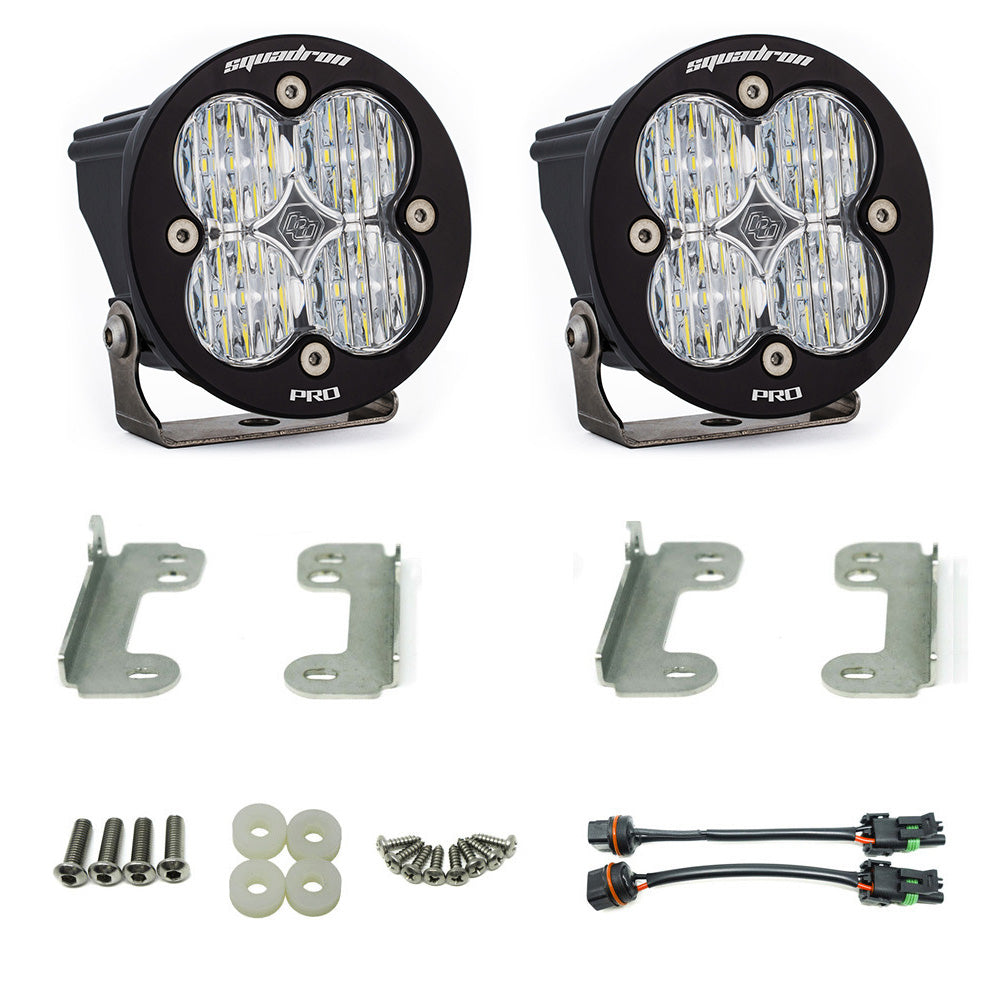 Baja Designs Jeep Squadron-R Pro LED JK (07-09) Fog Pocket Kit