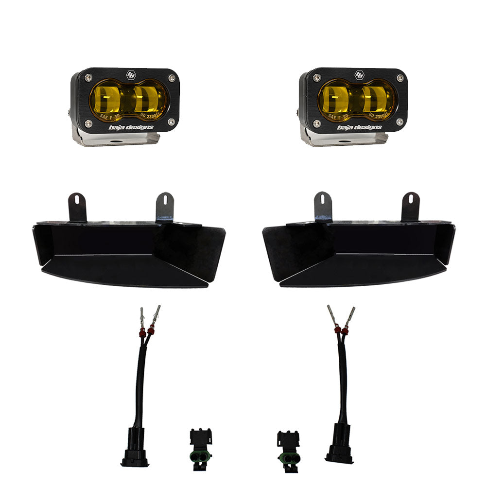 Baja Designs Dodge Ram 2500 3500 (19-26) FPK S2 SAE Amber