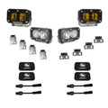 Baja Designs S2 SAE Amber S2 Sport Fog Pocket Kit Fits 21-26 Ford Raptor
