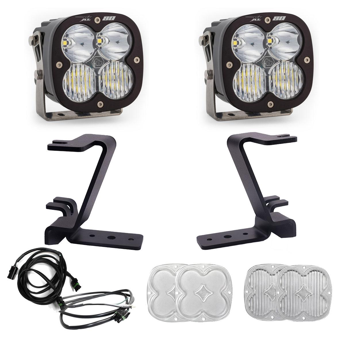 Baja Designs Ford Super Duty (23-26) A-Pillar Kit XL80 w Upfitter