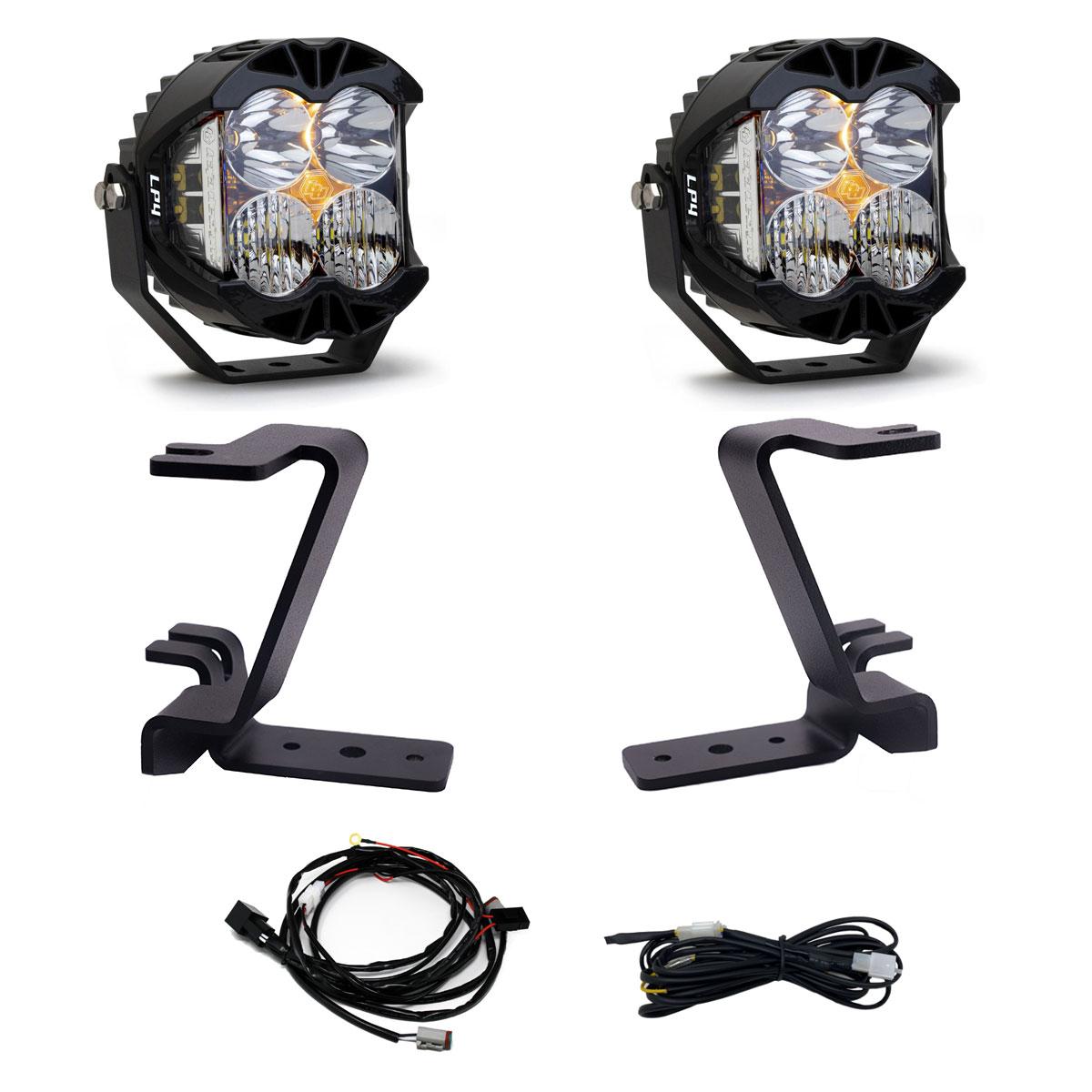 Baja Designs Ford Super Duty (23-26) A-Pillar Kit LP4 w Upfitter