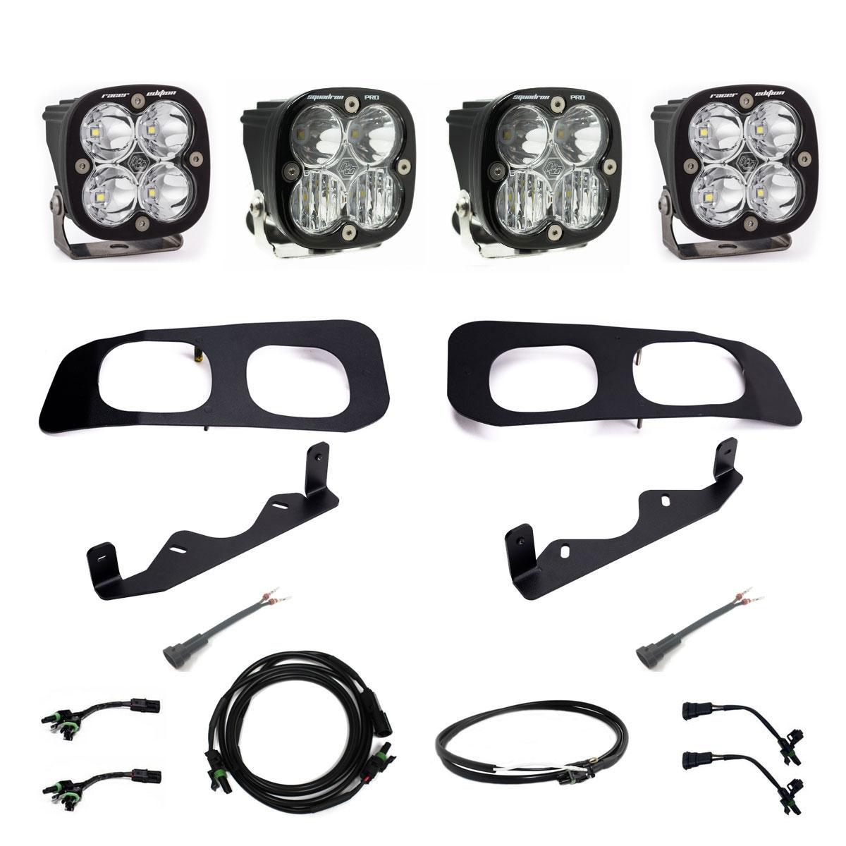 Baja Designs 2023-2026 Ford Super Duty Dual Unlimited Fog Pocket Kit UP